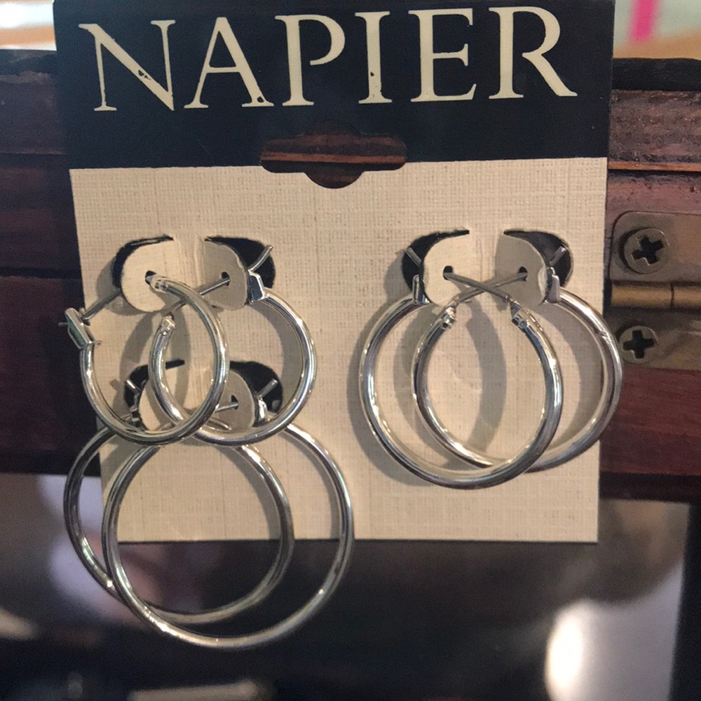 Three pair earrings